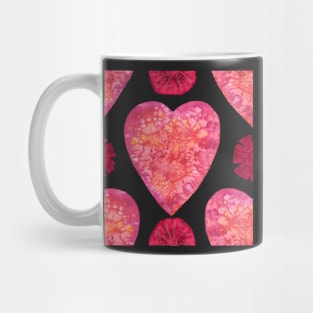 Hearts and Flowers for Valentine's Day Mug